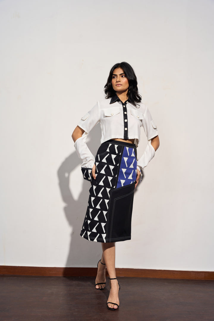 FILMFARE MIDI SKIRT
