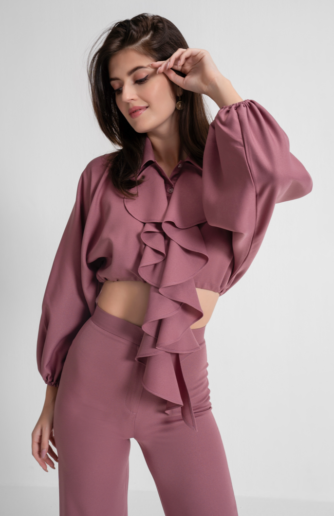 Love Ruffle Mauve Coord