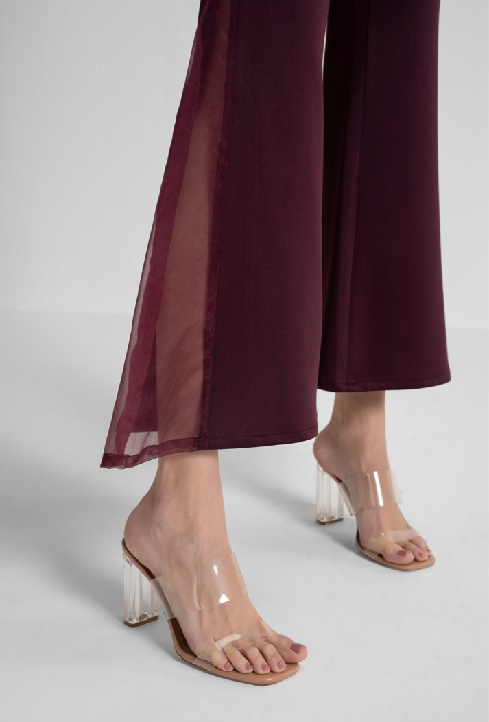 Three piece Wine Jacket Coord