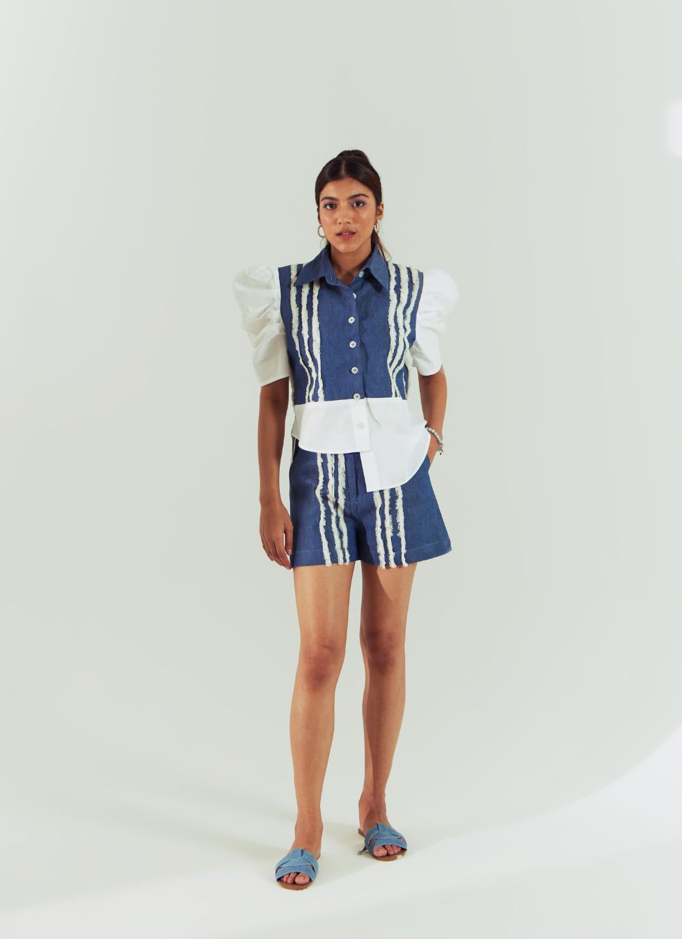 Denim Candy Top