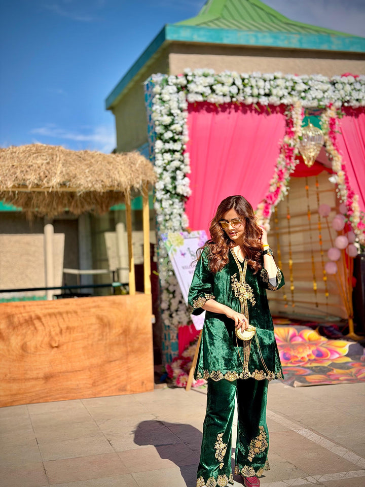 Rubina Dilaik in Zardozi Coord