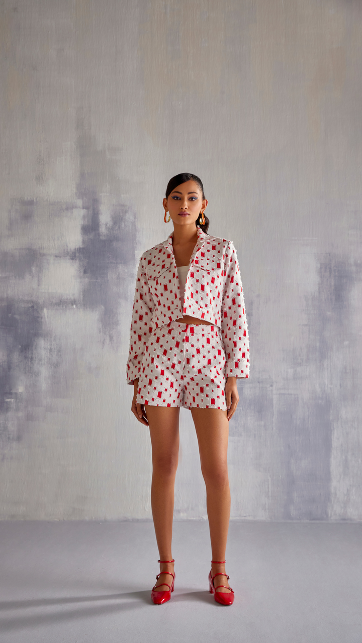 Point Me Red Paint me red shorts coord – Clothes On My Mind