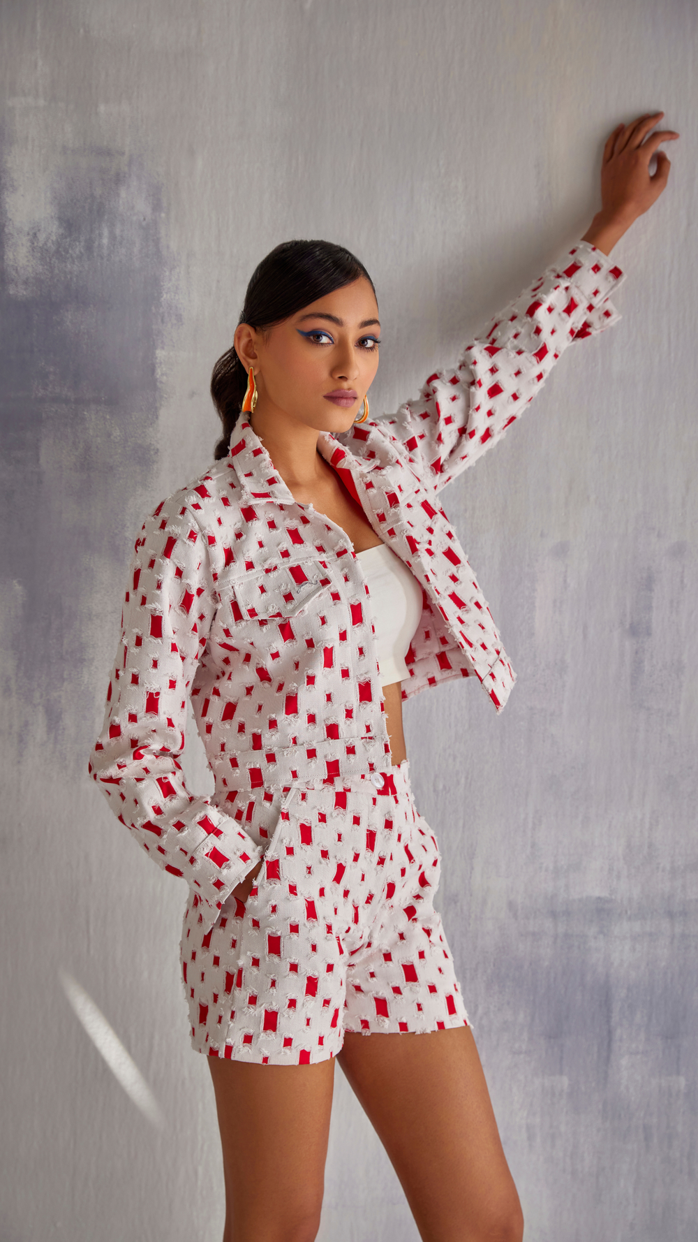 Point Me Red Paint me red shorts coord – Clothes On My Mind