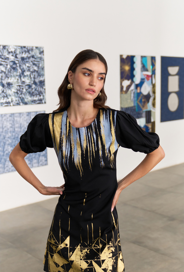 GOLDEN MUSE DRESS