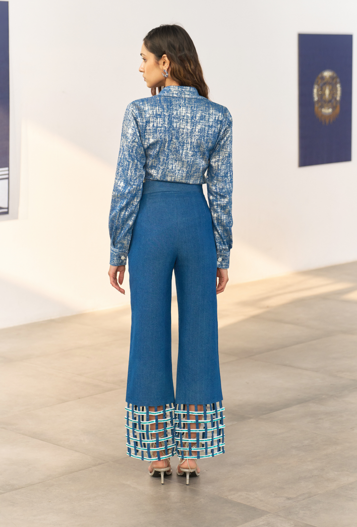 ON DISPLAY METALLIC  PANT