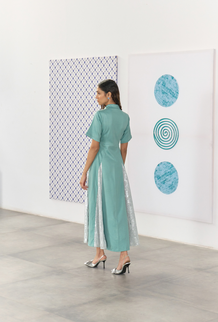 GALLERY PANELLED DRESS