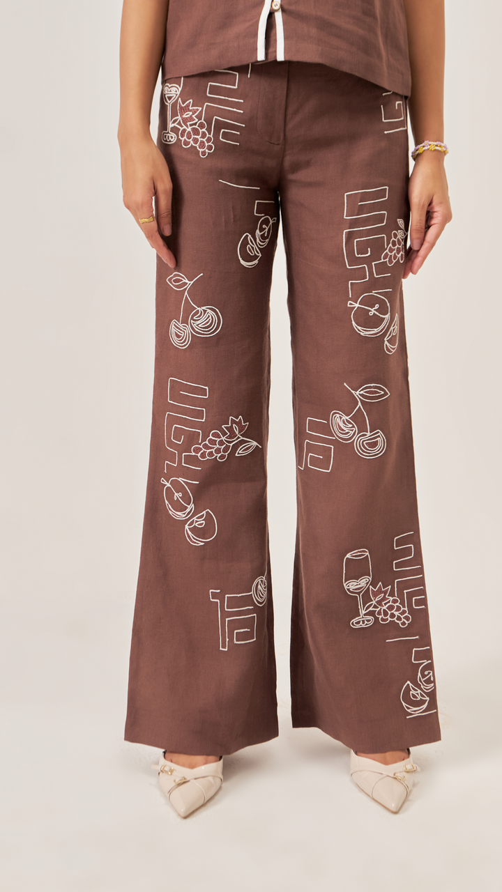 BROWN CARNIVAL PANTS