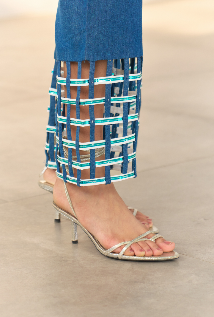 ON DISPLAY METALLIC  PANT