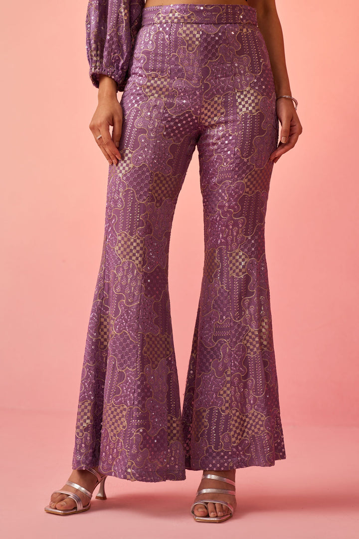 Purple Kalli Pants