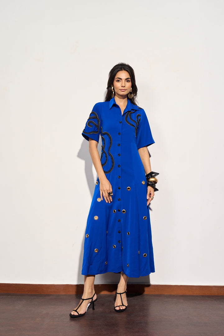 LAILA BLUE DRESS
