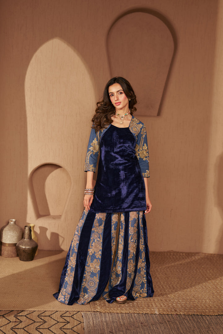 Celestial Denim Ensemble TOP