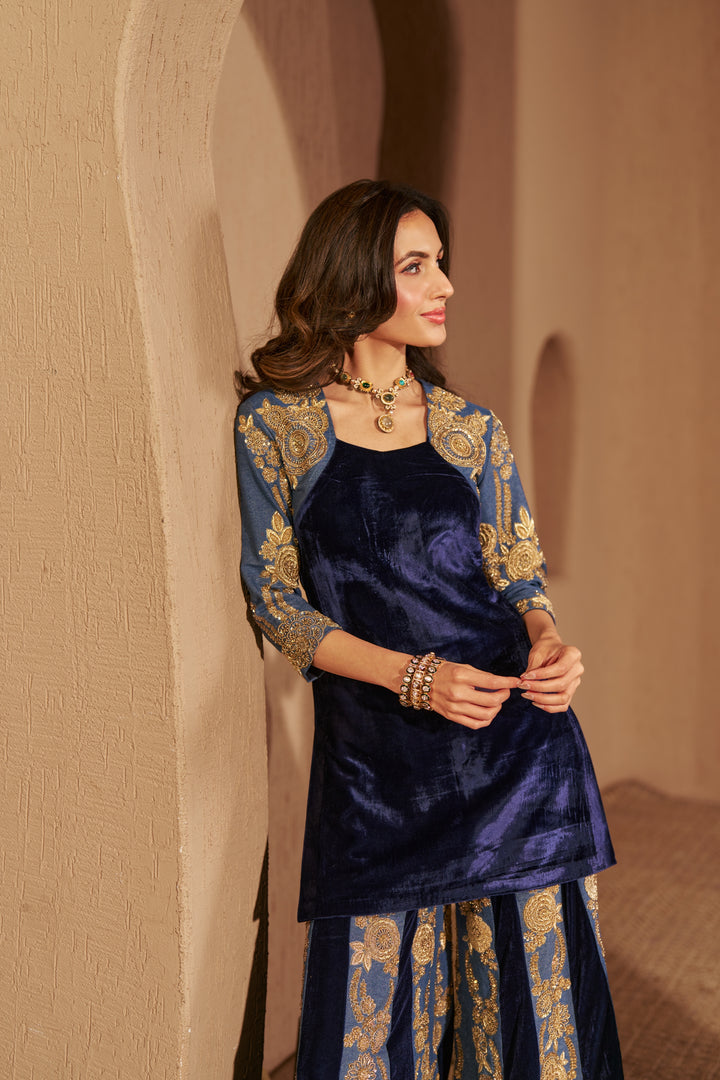 Celestial Denim Ensemble TOP