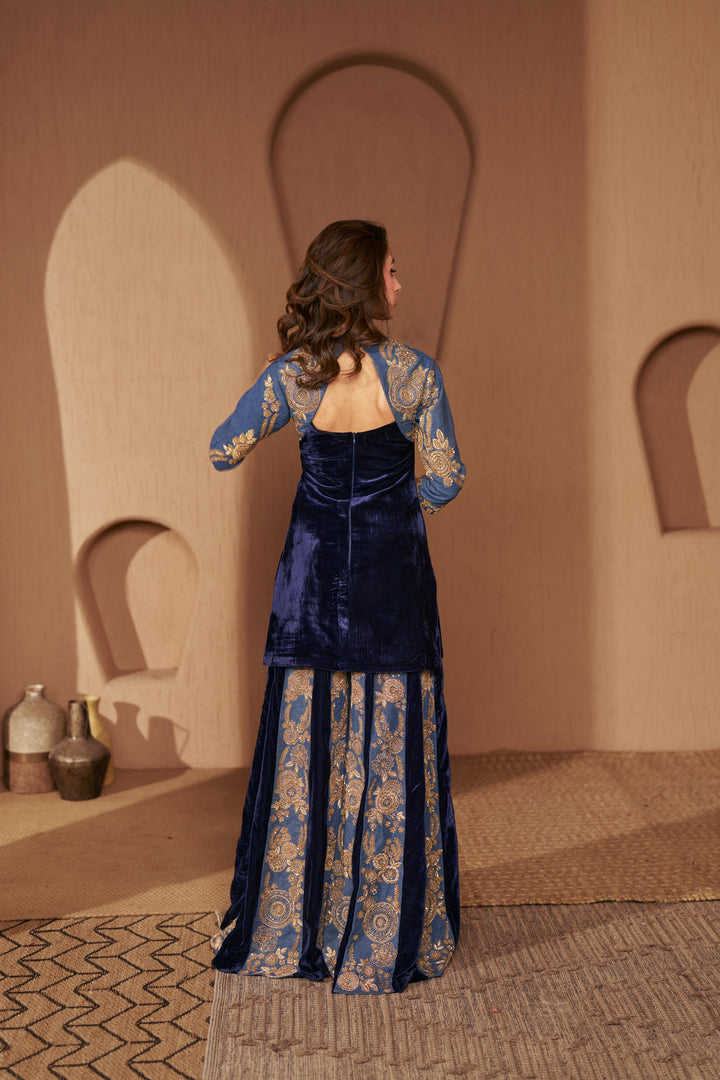 Celestial Denim Ensemble TOP