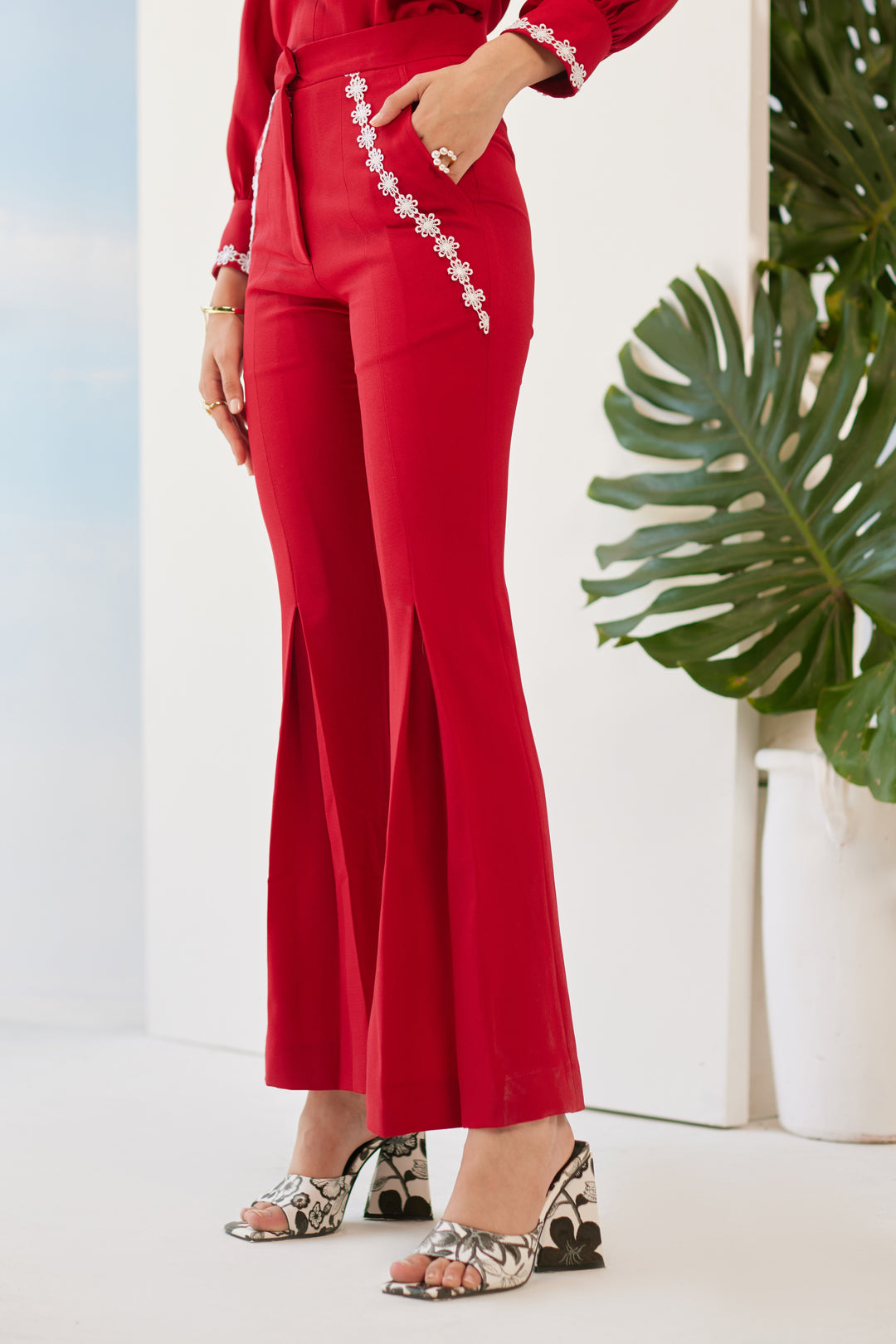 Paradise Red Co-ord Makes You Smile
