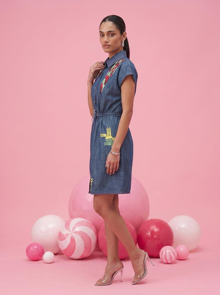 Sprinkle short dress