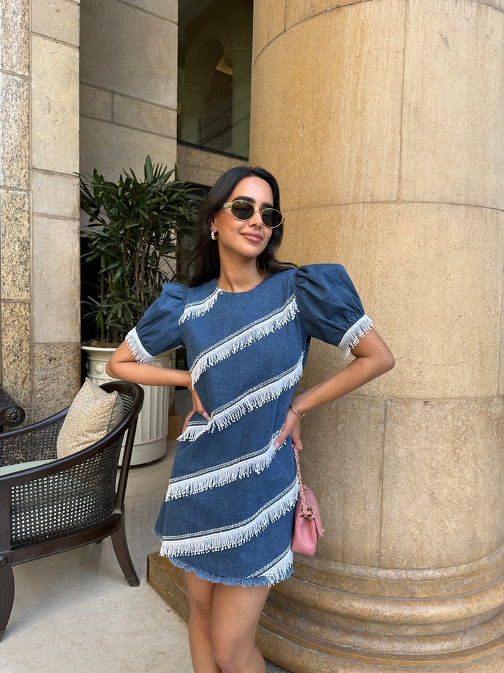 Arushi Mahra in Drop a dazzle dress