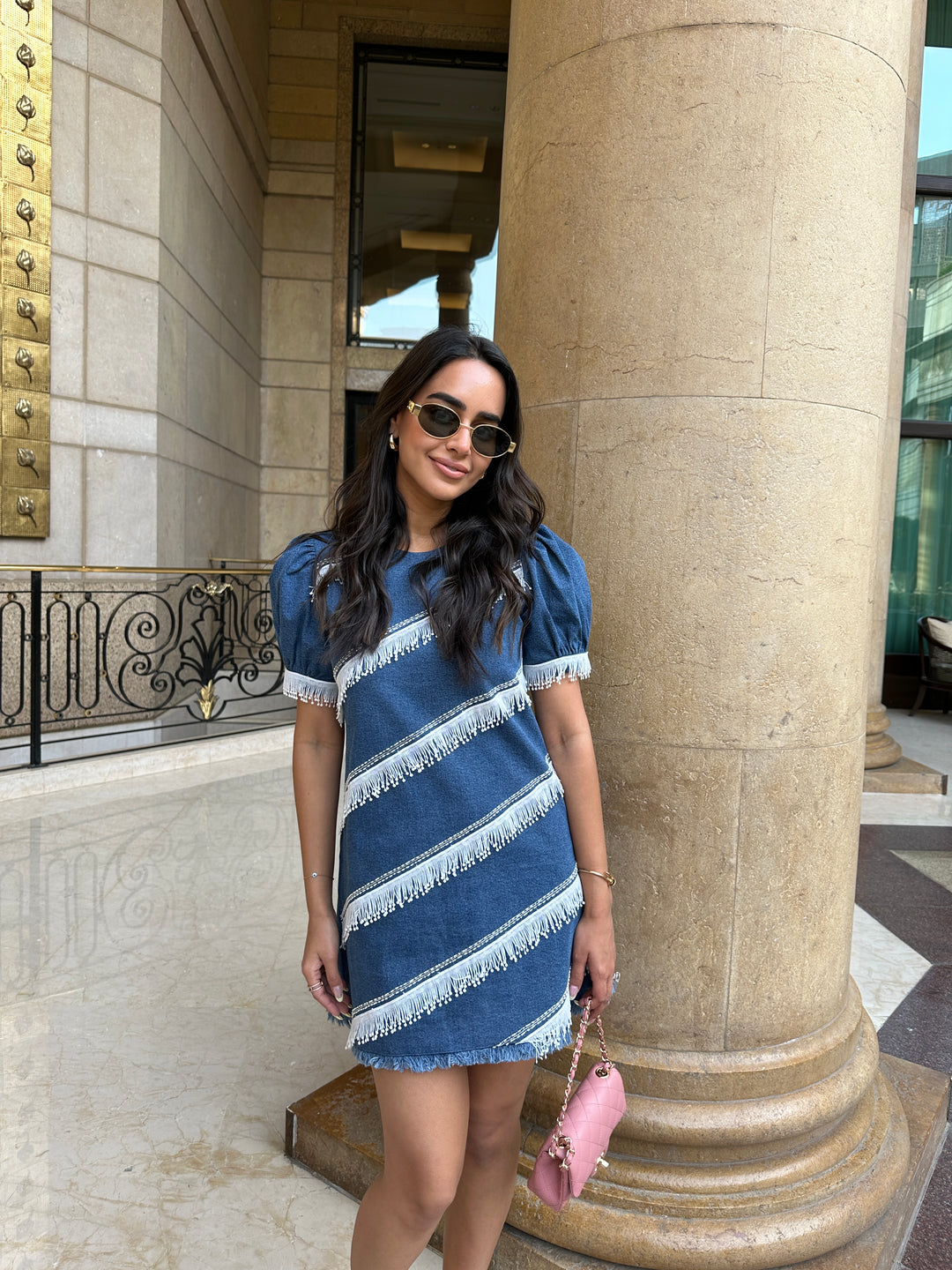 Arushi Mahra in Drop a dazzle dress