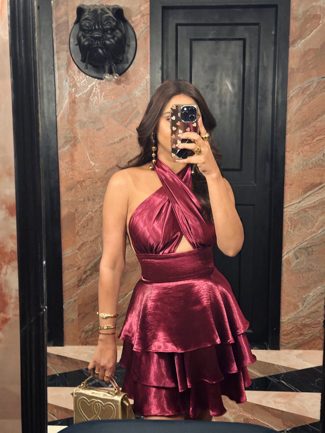 Krystal D'Souza in Fall in love halter Dress Makes You Smile