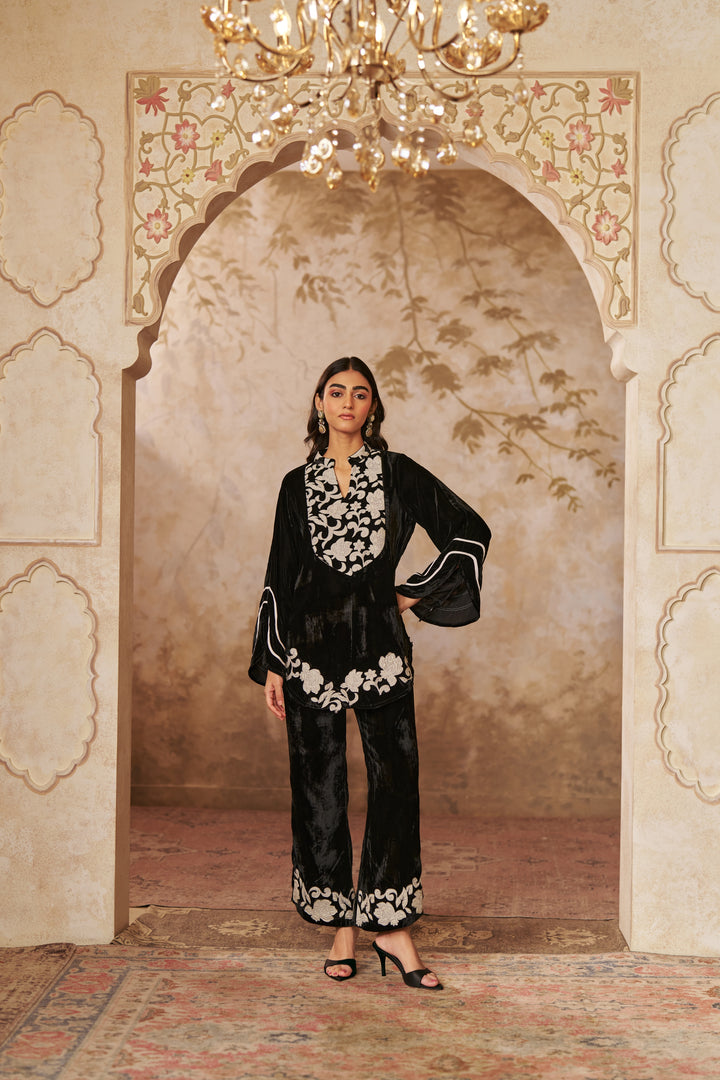 VELVET BLOOM SET CO-ORD