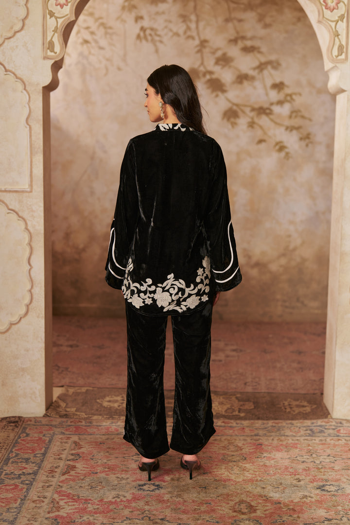 VELVET BLOOM SET CO-ORD